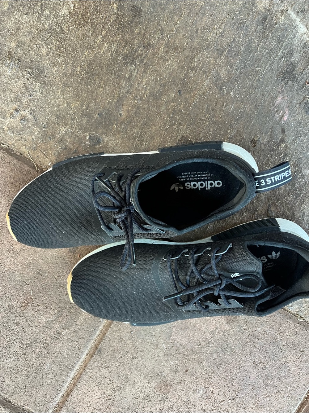 adidas Men’s Black Athletic Running Sneakers